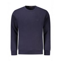 RIFLE RFF016 BLBLU Sweatshirt Rundhals Logo Applikation, Größe L