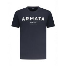Armata Di Mare Kurzarmshirt Rundhals Logo, Größe M