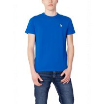 U.s. Polo Assn. Herren T-Shirt Azurblau 348768, Größe S