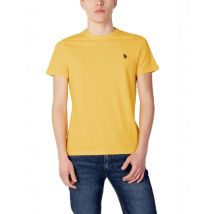 U.s. Polo Assn. Herren T-Shirt Gelb 348776, Größe L