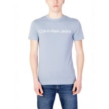Calvin Klein Jeans Herren T-Shirt Azurblau 348630, Größe XS