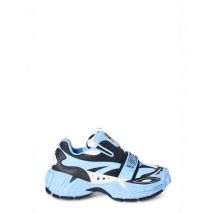 Off-White Offwhite Herren Sneaker Azurblau Leder Herbst Edit, Größe 40