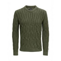 Only & Sons Grüner Baumwollpullover für Herren, Größe XS