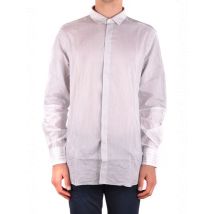 Neil Barrett Herren Sommer Streifenhemd Grau, Größe 41