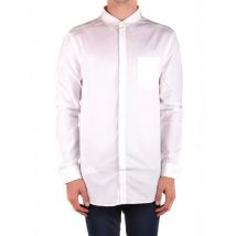 Pierre Balmain Balmain Herrenhemd Frühling Sommer Weiß Baumw, Größe 48_IT