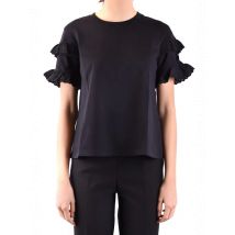 Alexander Mcqueen Damen T-Shirt Schwarz 489487, Größe XS