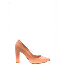 Ninalilou Rosa PlateauPumps Leder Frühling Sommer High Heels, Größe 36.5