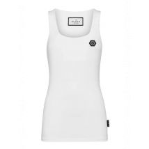 Philipp Plein Damen Tank-Tops Weiß 487645, Größe XS