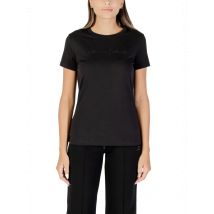 Armani Exchange Damen T-Shirt Schwarz Druck Herbst Winter Ko, Größe XXL