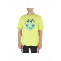 North Sails Herren T-Shirt Gelb 278826, Größe XXL