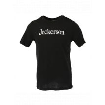 Jeckerson Herren T-Shirt Schwarz 100% Baumwolle Frühjahr/Som, Größe M