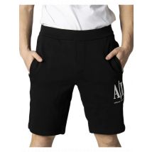 Armani Exchange Herren-Shorts Schwarz Baumwolle Trendig, Größe XXL