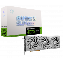 MSI GeForce RTX 4070 Ti Super 16G Gaming X Slim White