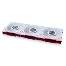 Lian Li Uni Fan TL120 LCD - Blanc (pack de 3)