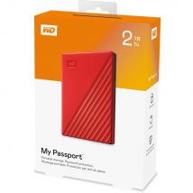 Western Digital My Passport 2To USB 3.0 Rouge