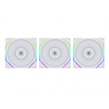 Lian Li Uni Fan TL120 Reverse Blade - Blanc (Pack de 3)