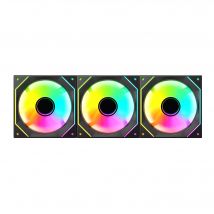 7x Ventilateurs ARGB - Noir