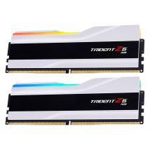 G.Skill Trident Z5 RGB 2x16 Go (32 Go) DDR5 6000 MHz CL36 - Blanc