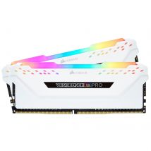 Corsair Vengeance RGB PRO SL Series 64 Go (4x16 Go) DDR4 3600 MHz CL18 - Blanc