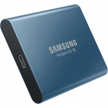 SAMSUNG SSD 500GB T5 EXTERNAL SSD BLUE