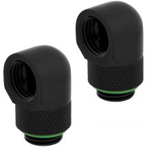Corsair FITTING (ADAPTER),XF ADAPTER 2-PACK (90° ANGLED ROTARY Noir)