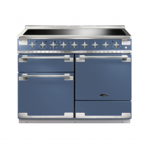 126910 LISE 110cm Induction Range Cooker, Stone Blue/Brushed Nickel Trim