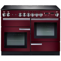 91790 PROFESSIONAL Plus 110cm Induction Range Cooker, Cranberry/Chrome Trim