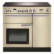 91820 PROFESSIONAL Plus 90cm Ceramic Range Cooker, Cream/Chrome Trim