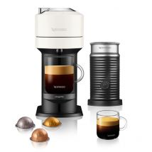 Nespresso Vertuo Next Coffee Machine with Aeroccino, White