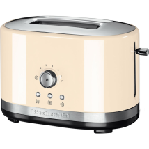 Manual Control 2 Slice Toaster, Almond Cream