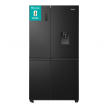E Rated American Side-By-Side Fridge Freezer, Black