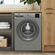 8kg 1400 Spin Washing Machine - Silver