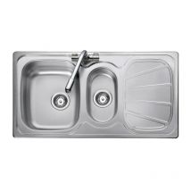 Baltimore Stainless Steel Inset Sink 1.5 Bowl Polished