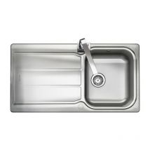 Glendale Stainless Steel Inset Sink 1 Bowl Polished