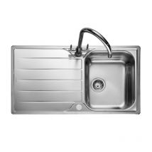 Michigan Stainless Steel Inset Sink 1 Bowl Polished