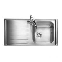 Manhattan Stainless Steel Inset Sink 1 Bowl Polished