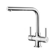Aquadisc 5 Dual Lever Monobloc Tap, Chrome finish