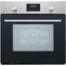 55L True Fan Oven, 4 Functions, Led Programmer, Including Grill, 13Amp Plug In Connection, Slim Depth 530Mm- Stainless Steel.