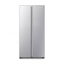 83.2Cm 50/50  American Fridge Freezer, Silver