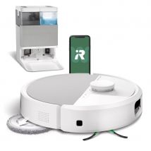 Combo Robot + Auto Wash Dock - White