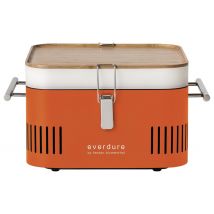 Cube Charcoal Portable BBQ - Orange