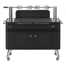HUB Electronic Ignition Charcoal BBQ  - Matte Black