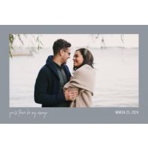 Expression Of Love 15x10" (38x25cm) Photo Poster - Gloss Finish, Home Décor Gray