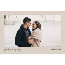 Expression Of Love 24x16" Wall-mounted Acrylic Photo Print (60x40cm), Home Décor Ivory