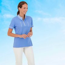 Easylife Check Detailed Polo Golden in Lime, Size 20