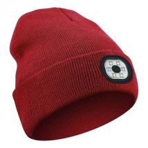 Easylife Led Beanie in Red