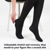 Easylife Italian Second Skin Tights 80D Pk Of 3, Size Medium/Large