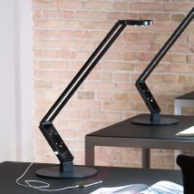 Luctra lampa stołowa LED TableProRadial czarna