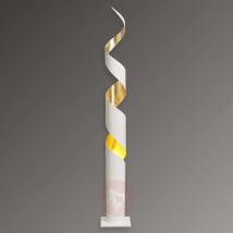 Ekskluzywna lampa stojąca Remi, biało-złota