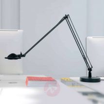 Czarna lampa stołowa LED Berenice